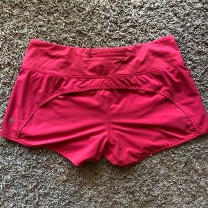 Super Cute Lululemon Pink Speed Short S. 10